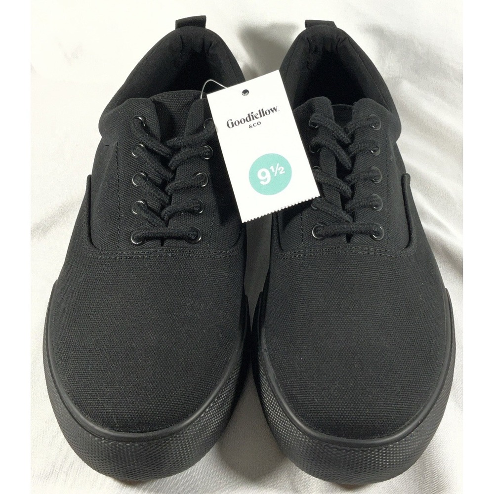Goodfellow & Co Mens Brady Casual Dress Fashion Sneakers Black Size 9.5